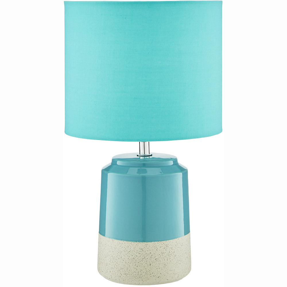 The Lighting and Interiors Turquoise Pop Table Lamp Image 1