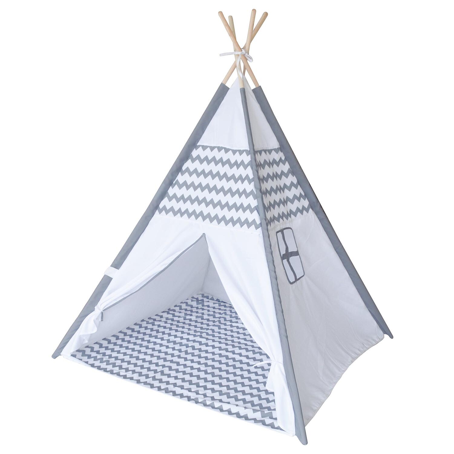 Imaginate Teepee Tent Grey and White Image