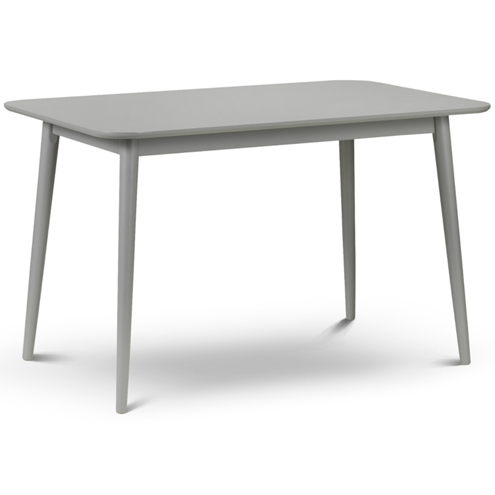Julian Bowen Torino 4 Seater Satin Grey Dining Table Image 2