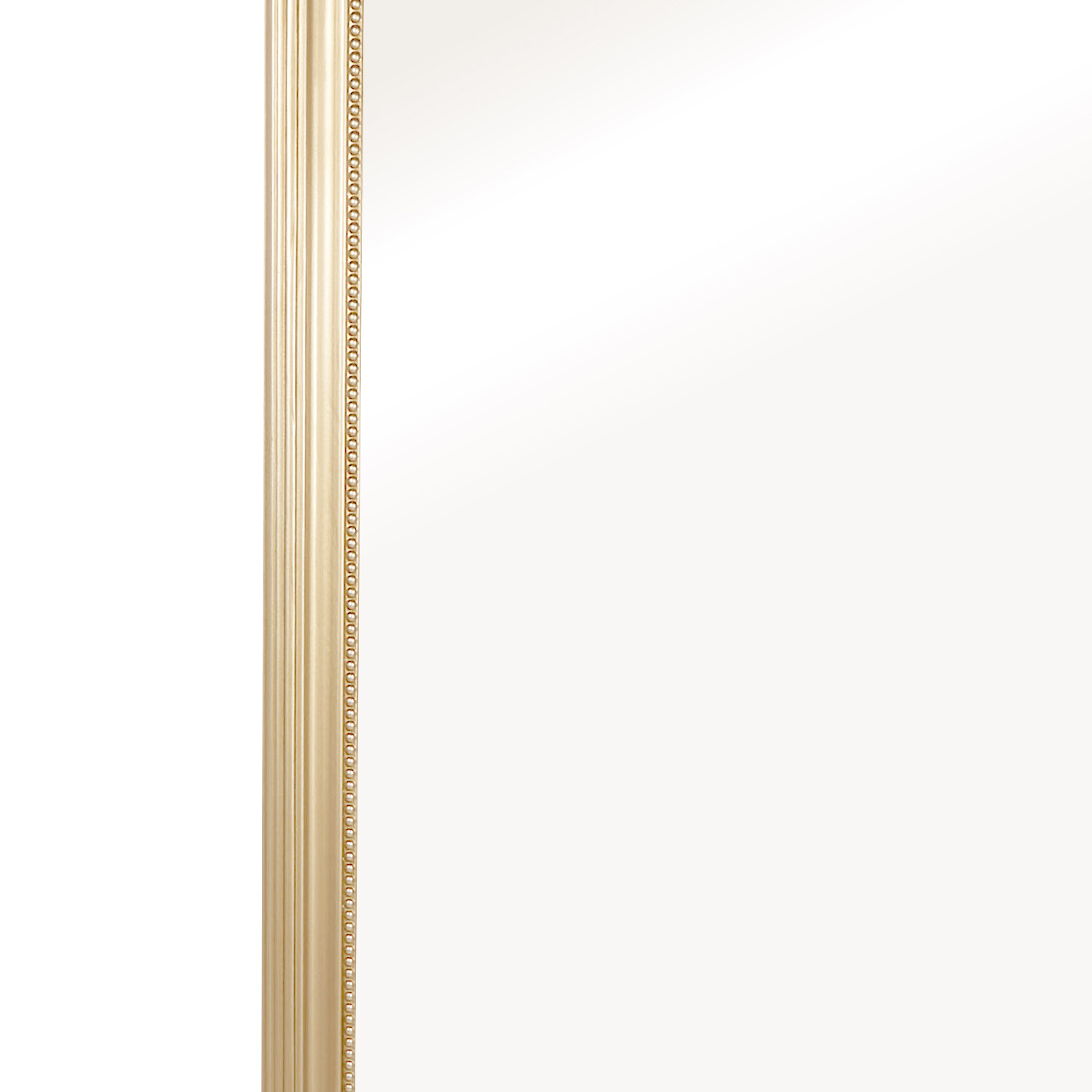 Antique Beaded Lean-To Mirror Gold Image 5