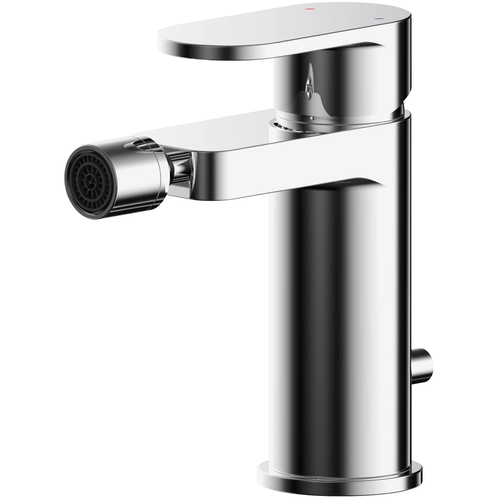 nuie Chrome Mono Bidet Mixer with Pop Up Waste Image 1