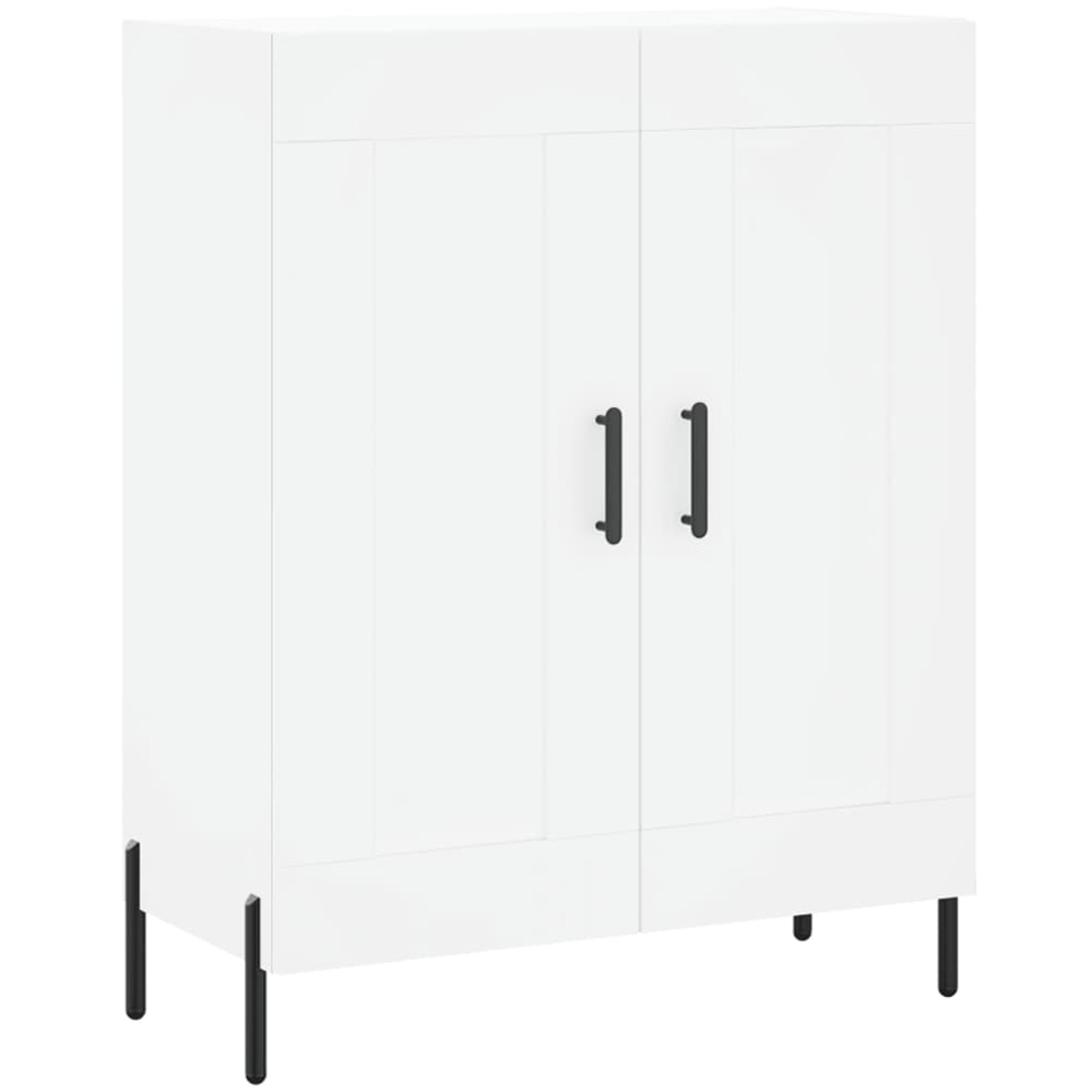 vidaXL 4 Door White Highboard Image 7