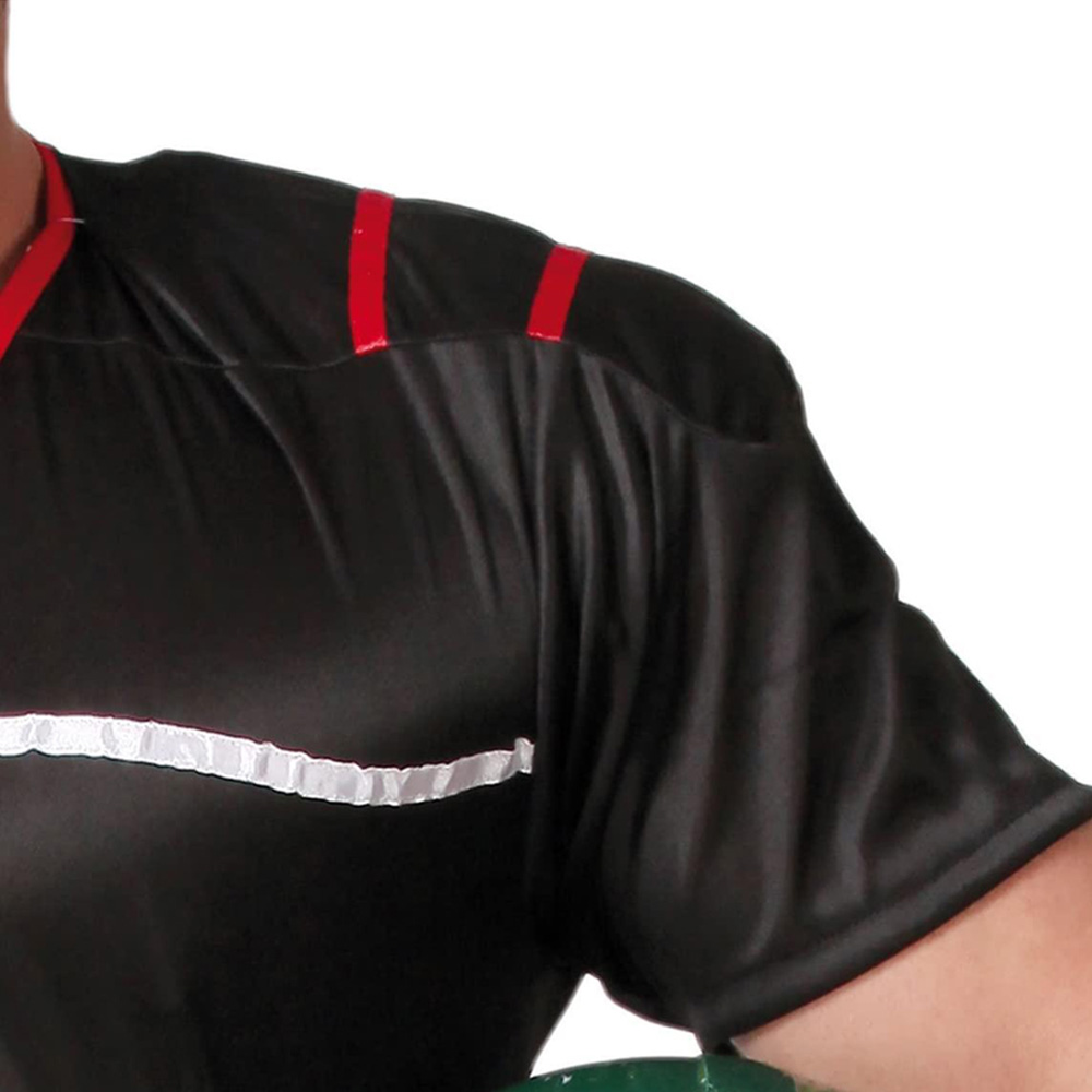 Fiestas Guirca Quarterback Black and White Polyester Adult Costume XL 54 to 56 Image 3