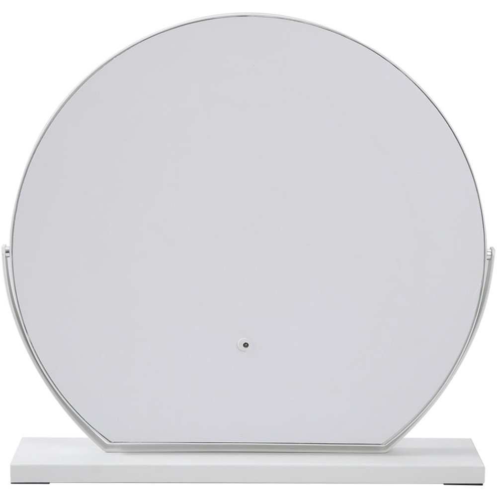 Living and Home Round Hollywood LED Lighted Vanity Makeup Mirror Image 3