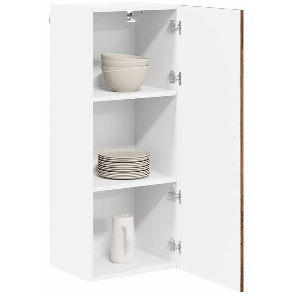 vidaXL Single Door Old Wood Kitchen Wall Cabinet Image 3