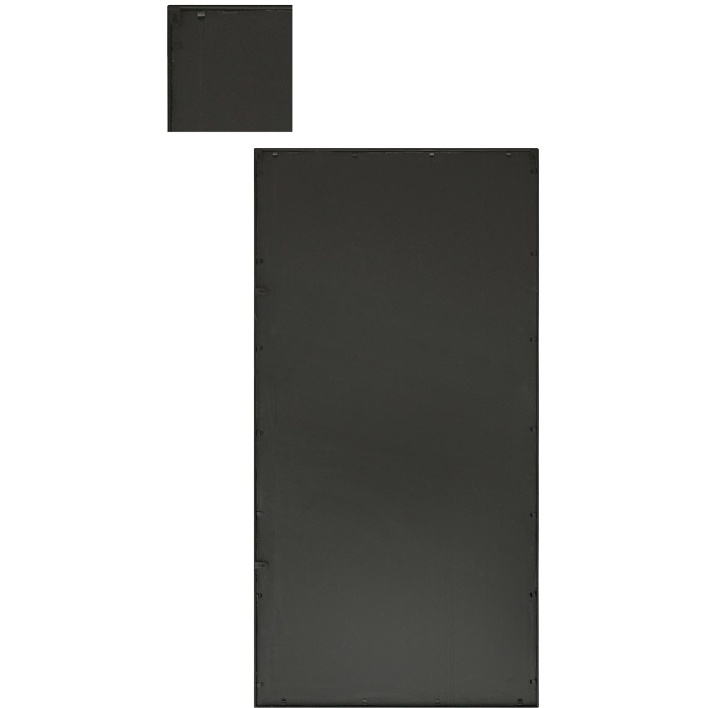 MirrorOutlet The Tabula Black Metal Framed Window Wall Mirror 160 x 80cm Image 4