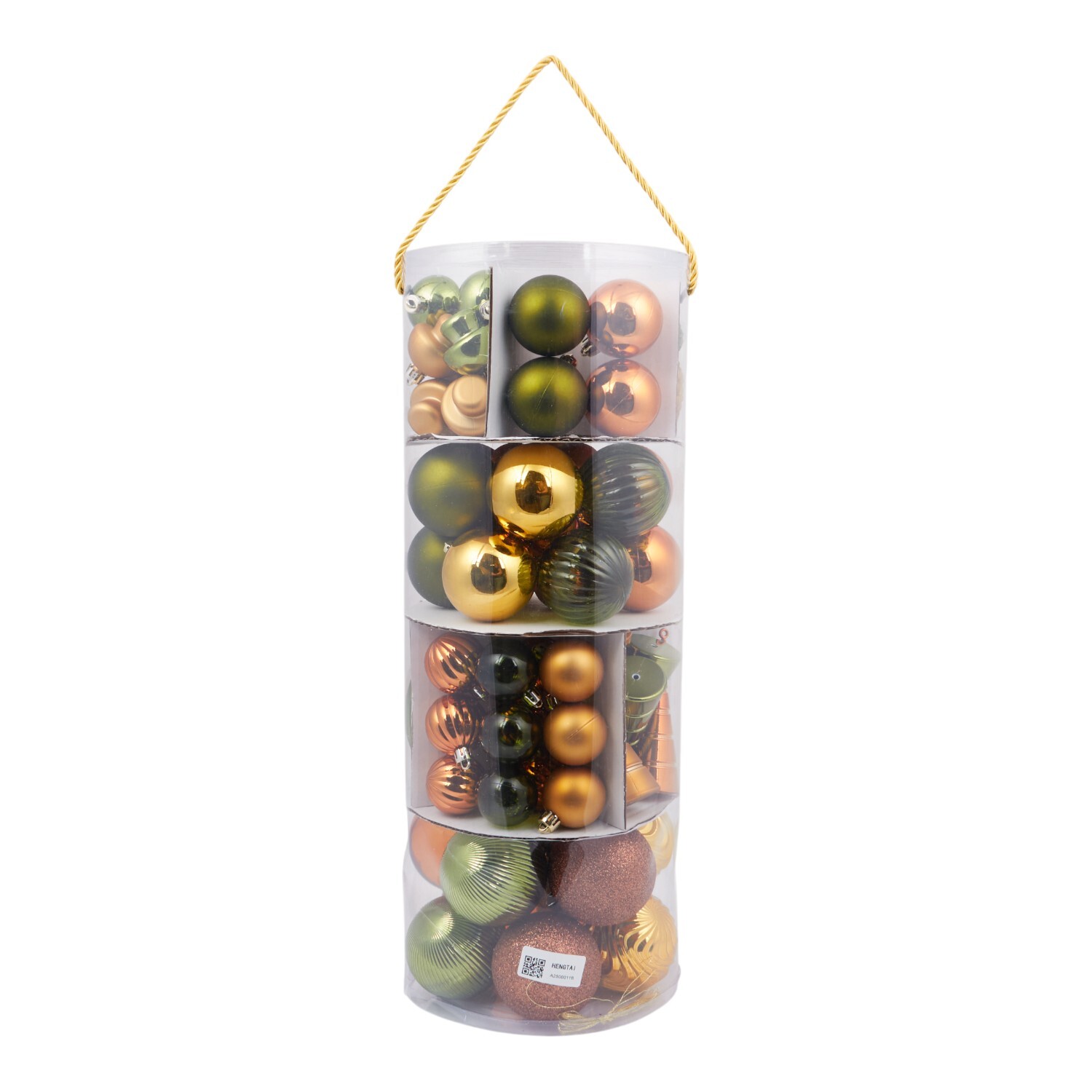Pack of 100 Amber Charm Baubles Image 4