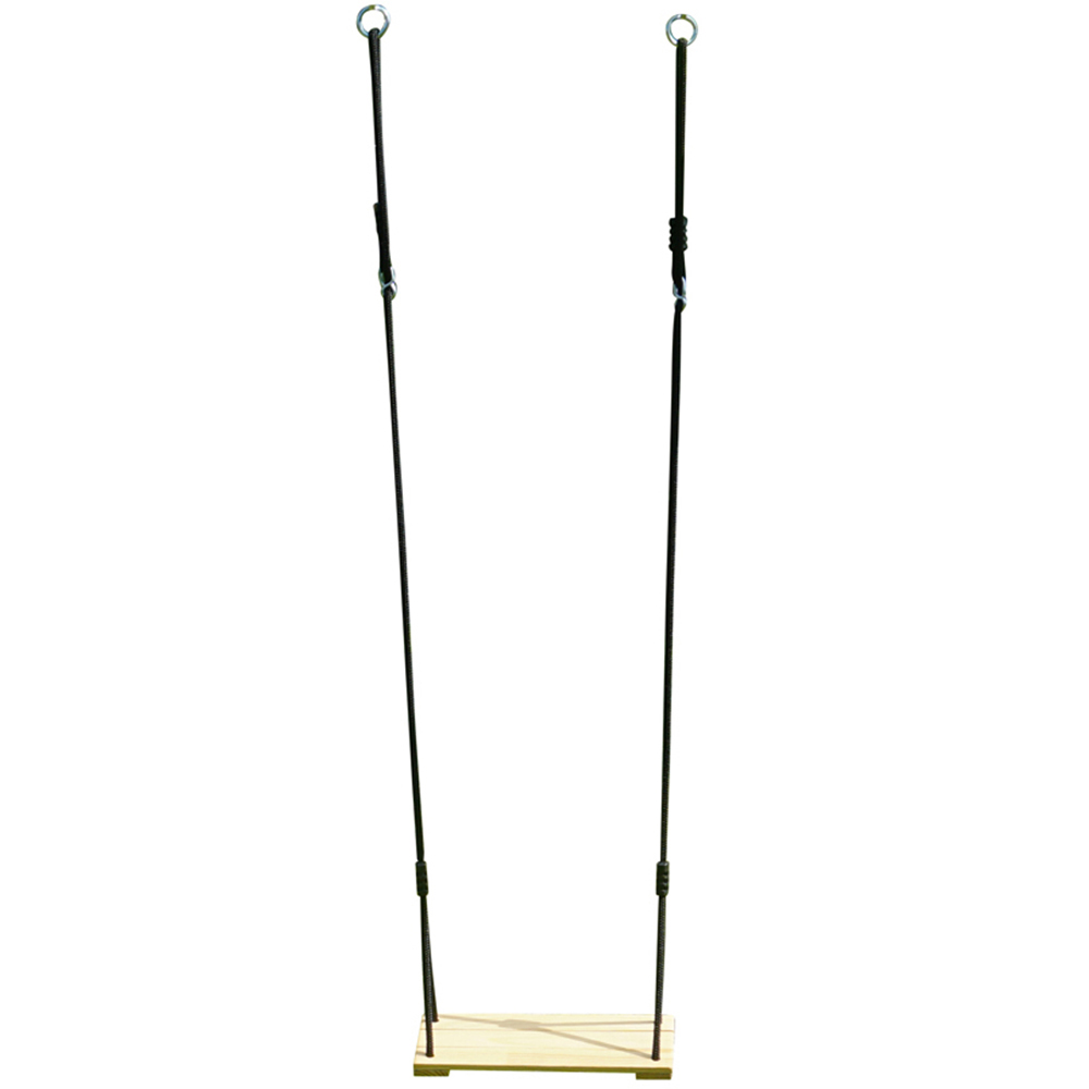 Soulet Ambre Kids Wooden Seat Adjustable Double Swing Set Image 4