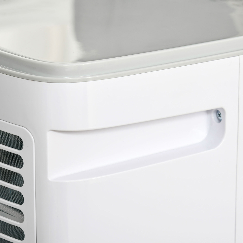 HOMCOM White 7000BTU Portable Air Conditioner with Wheels Image 3