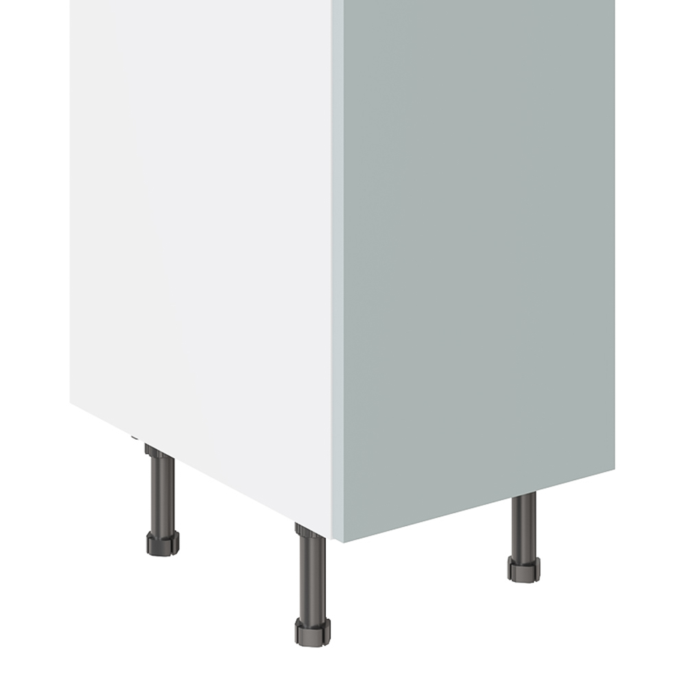Kitchen Kit Slab Supermatt Aquamarine Base Kitchen Cabinet Flatpack 400mm Image 3