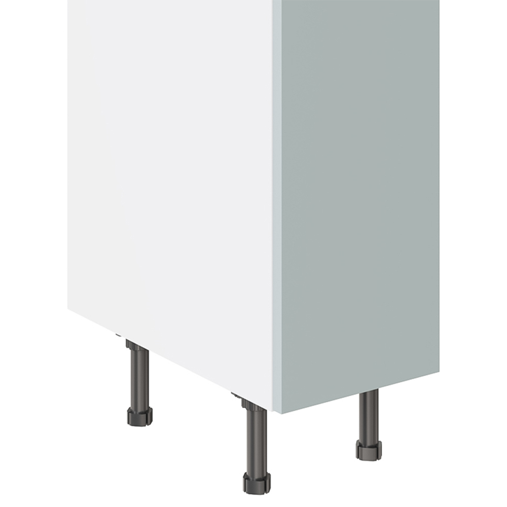 Kitchen Kit Slab Supermatt Aquamarine Base Kitchen Cabinet Flatpack 300mm Image 3