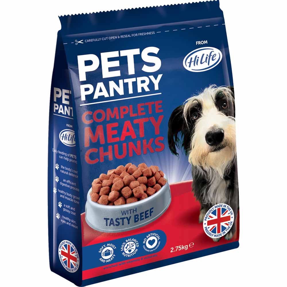 HiLife Pets Pantry Beef Complete Dog Food 2.75kg Image 1