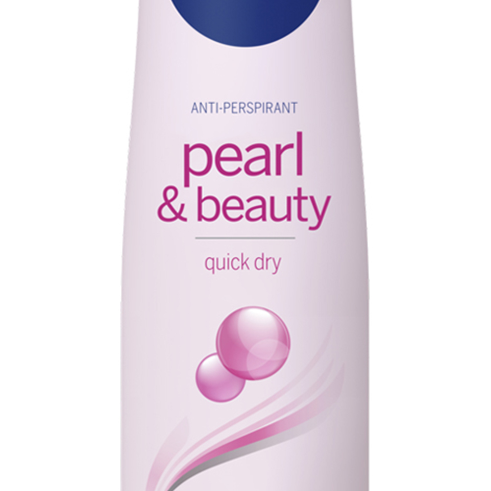 Nivea Pearl and Beauty Anti Perspirant Deodorant Spray Case of 6 x 150ml Image 4