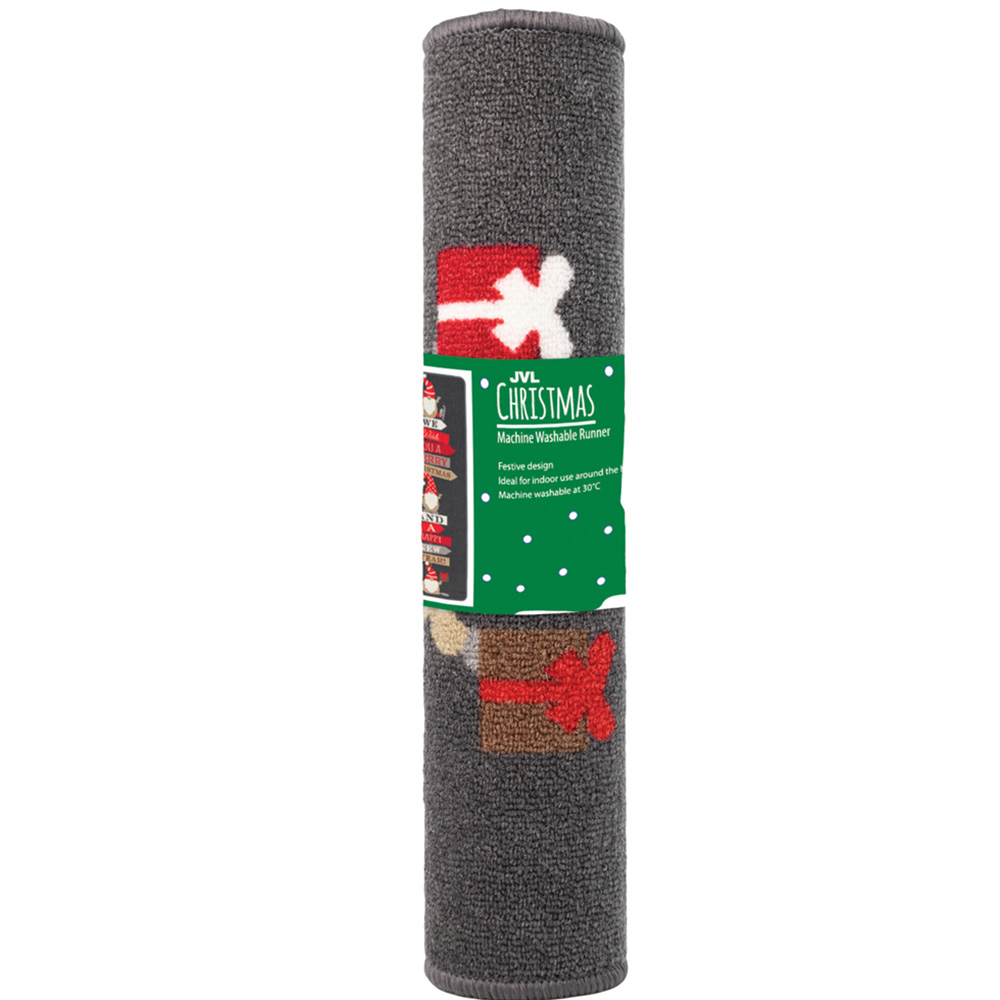 JVL Premium Christmas Gonk Nylon Pile Washable Runner 50 x 150cm Image 4