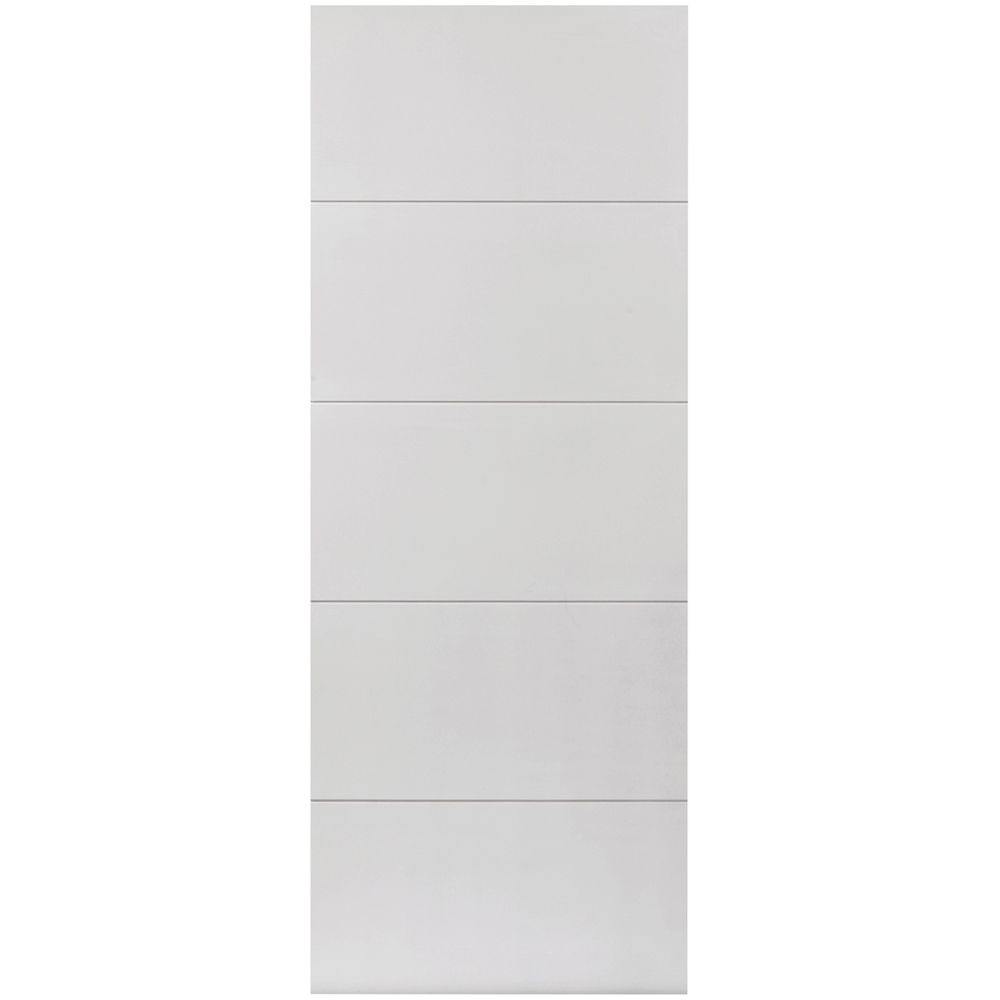 JB Kind Adelphi White Primed FD30 Internal Door 1981 x 686mm Image 1