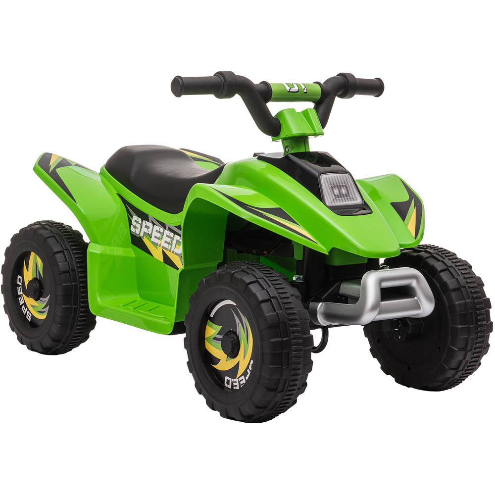 Tommy Toys Toddler Ride On Electric Quad Bike Green 6V Image 1