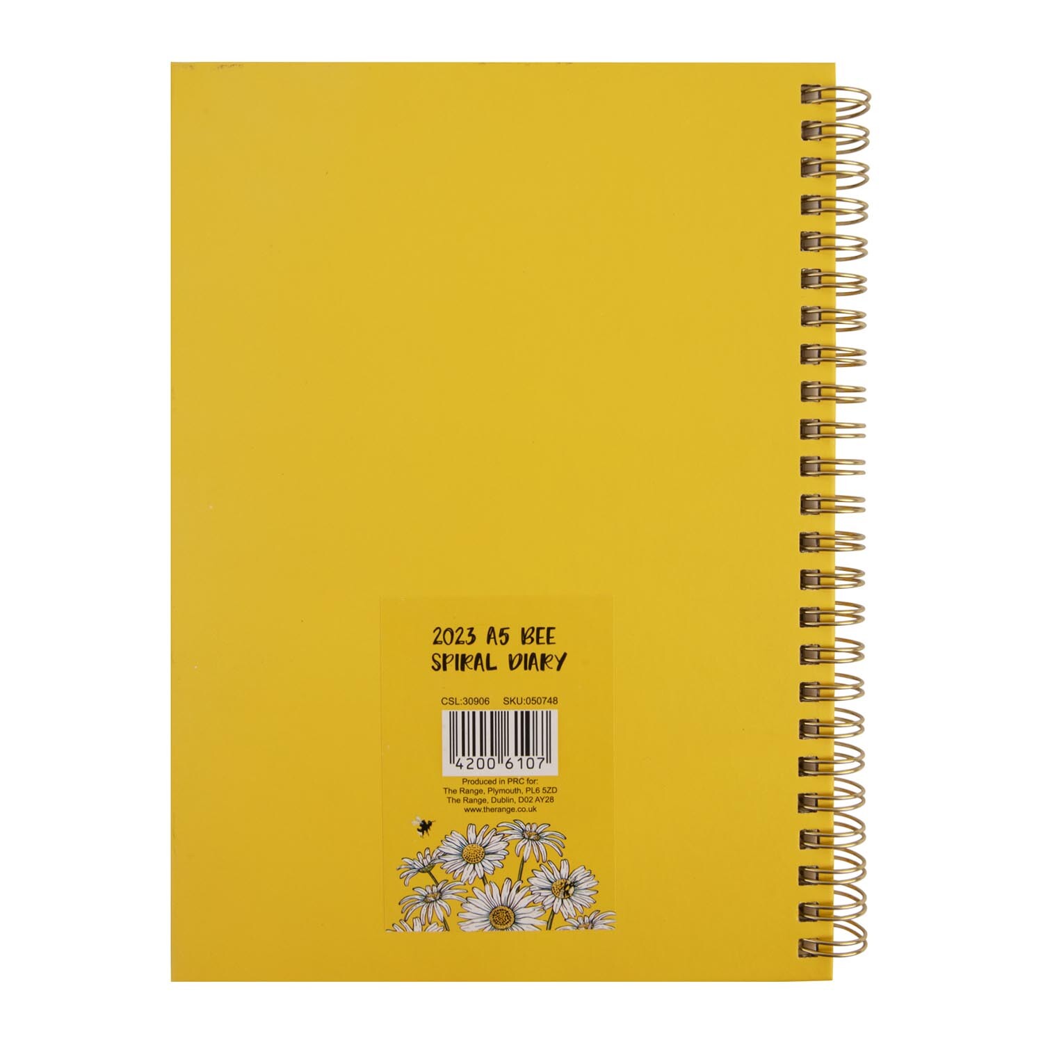 2023 A5 Bee Spiral Diary Image 2
