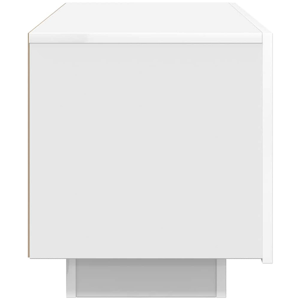 vidaXL 2 Door White TV Cabinet Image 5