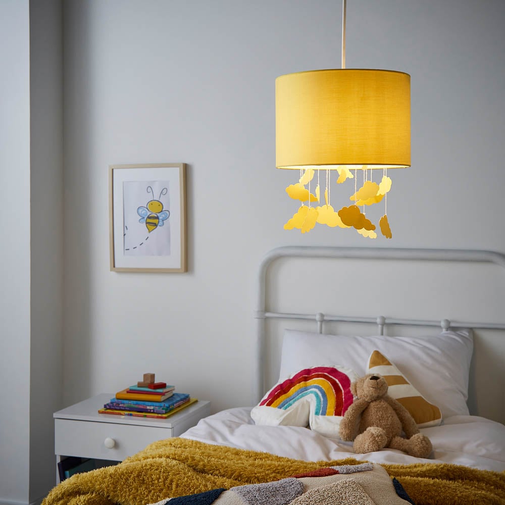 Glow Clouds Mobile Easyfit Yellow Ochre Pendant Shade Image 5