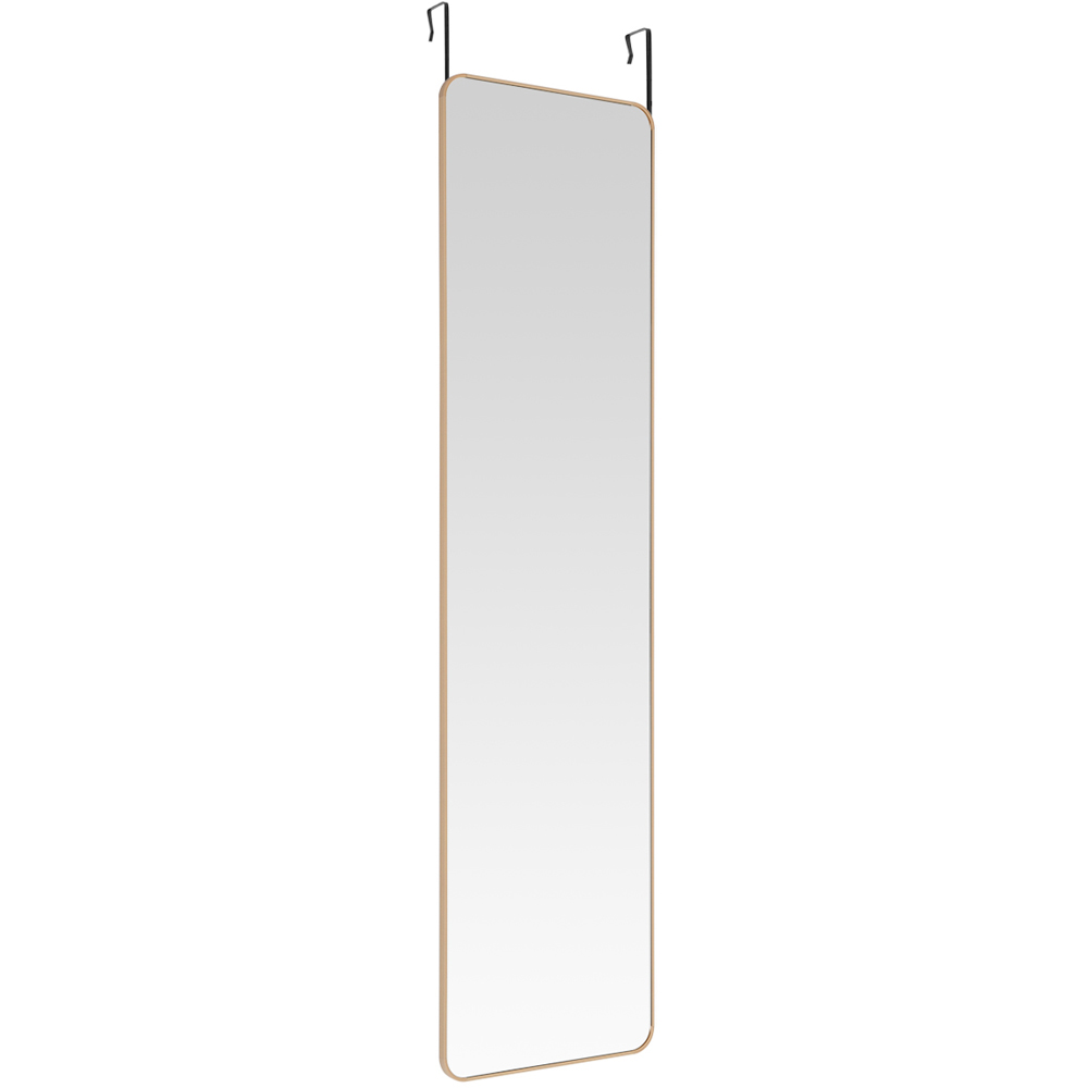 Living and Home Gold Frame Full Length Door Mirror 37 x 147cm Image 1