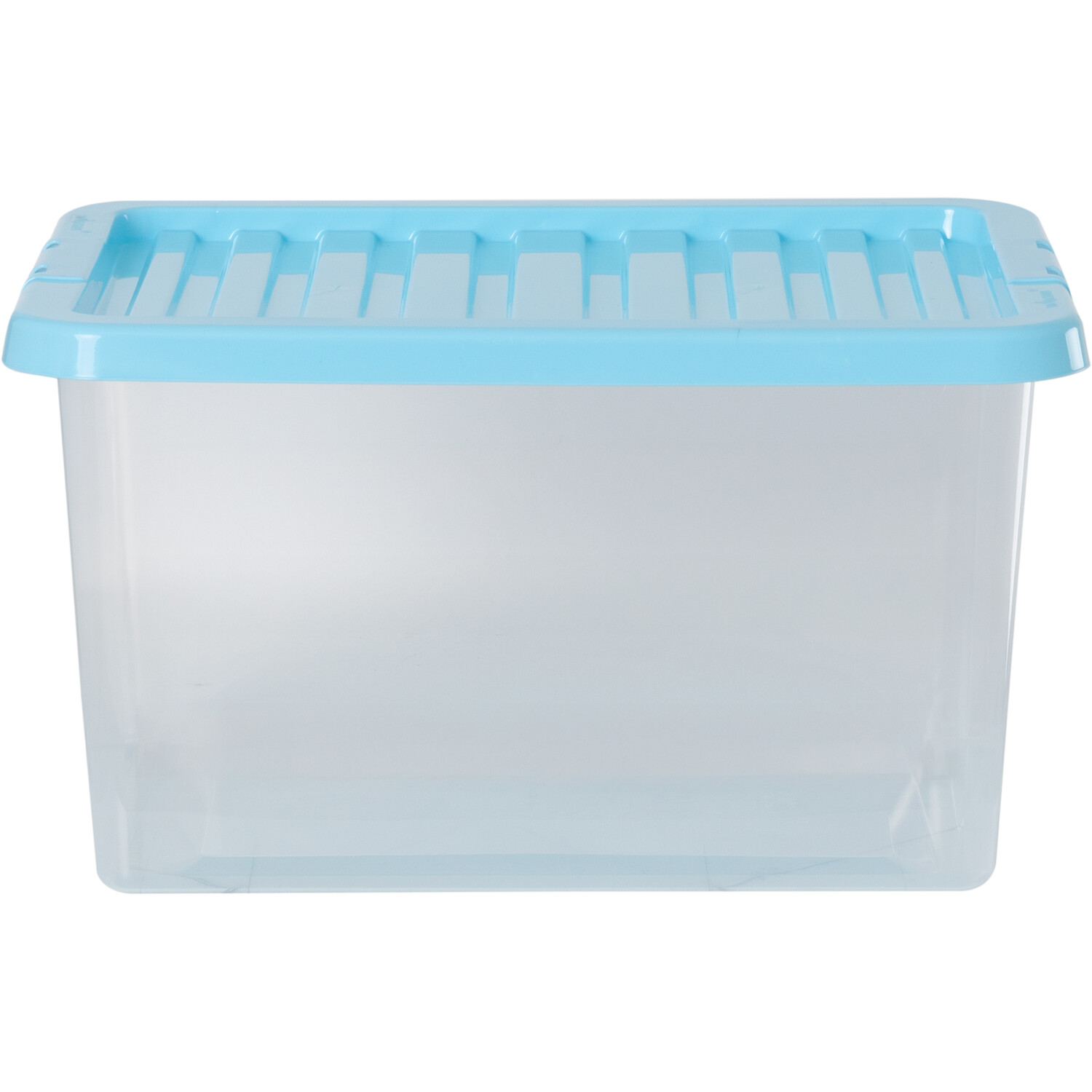 Wham Crystal Storage Box with Lid Blue Image 1