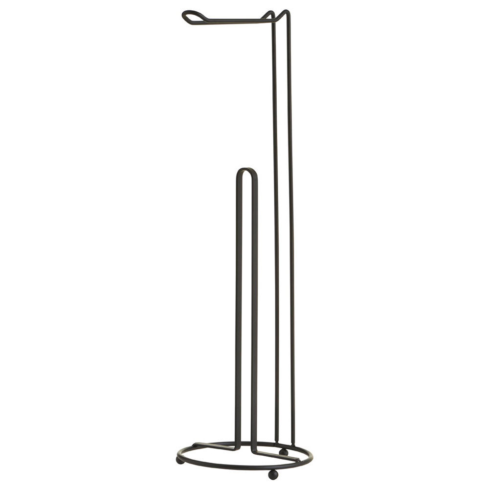 Wilko Matt Black Toilet Roll Holder Wilko