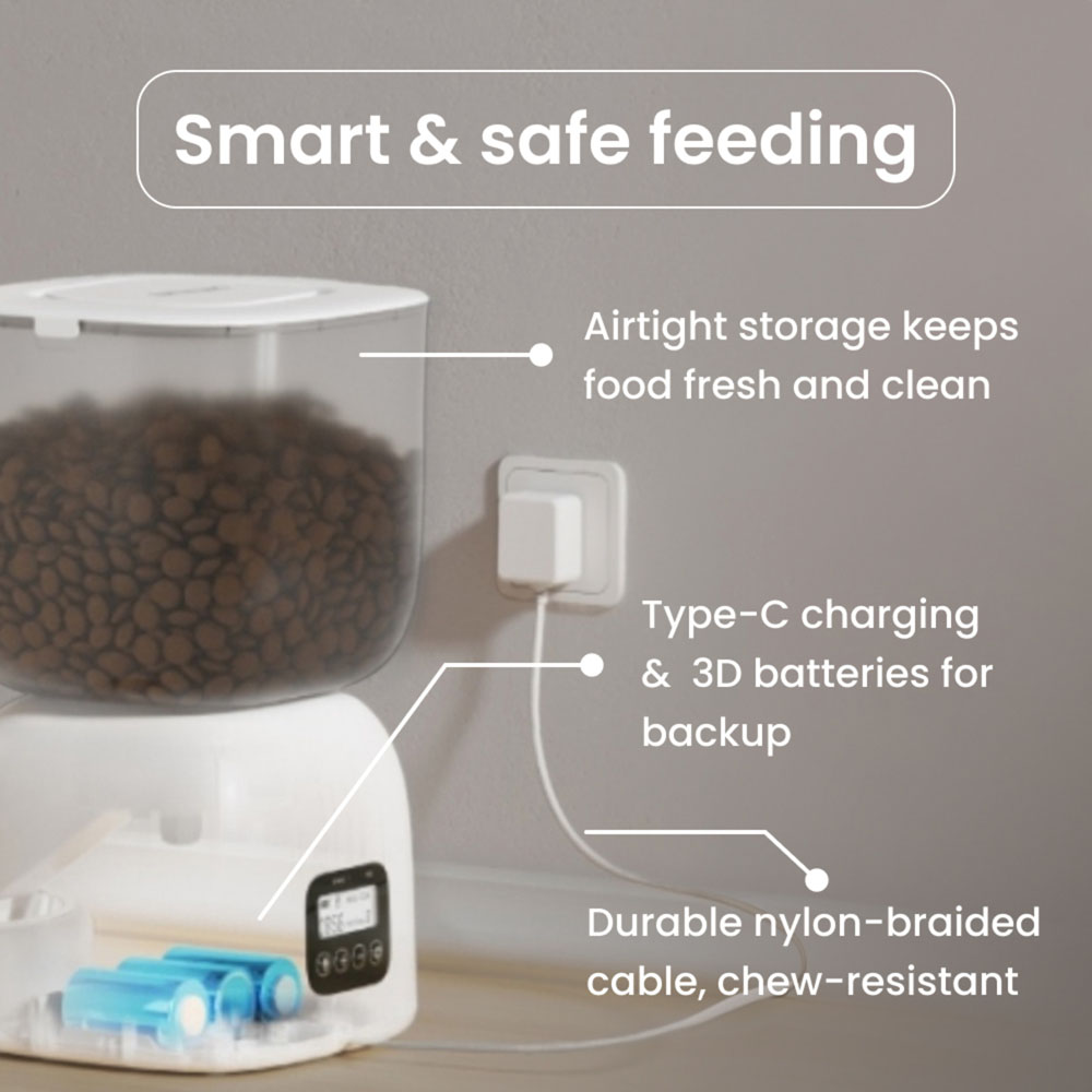 noerden Pet Plate Automatic Wi-Fi Pet Feeder Image 4