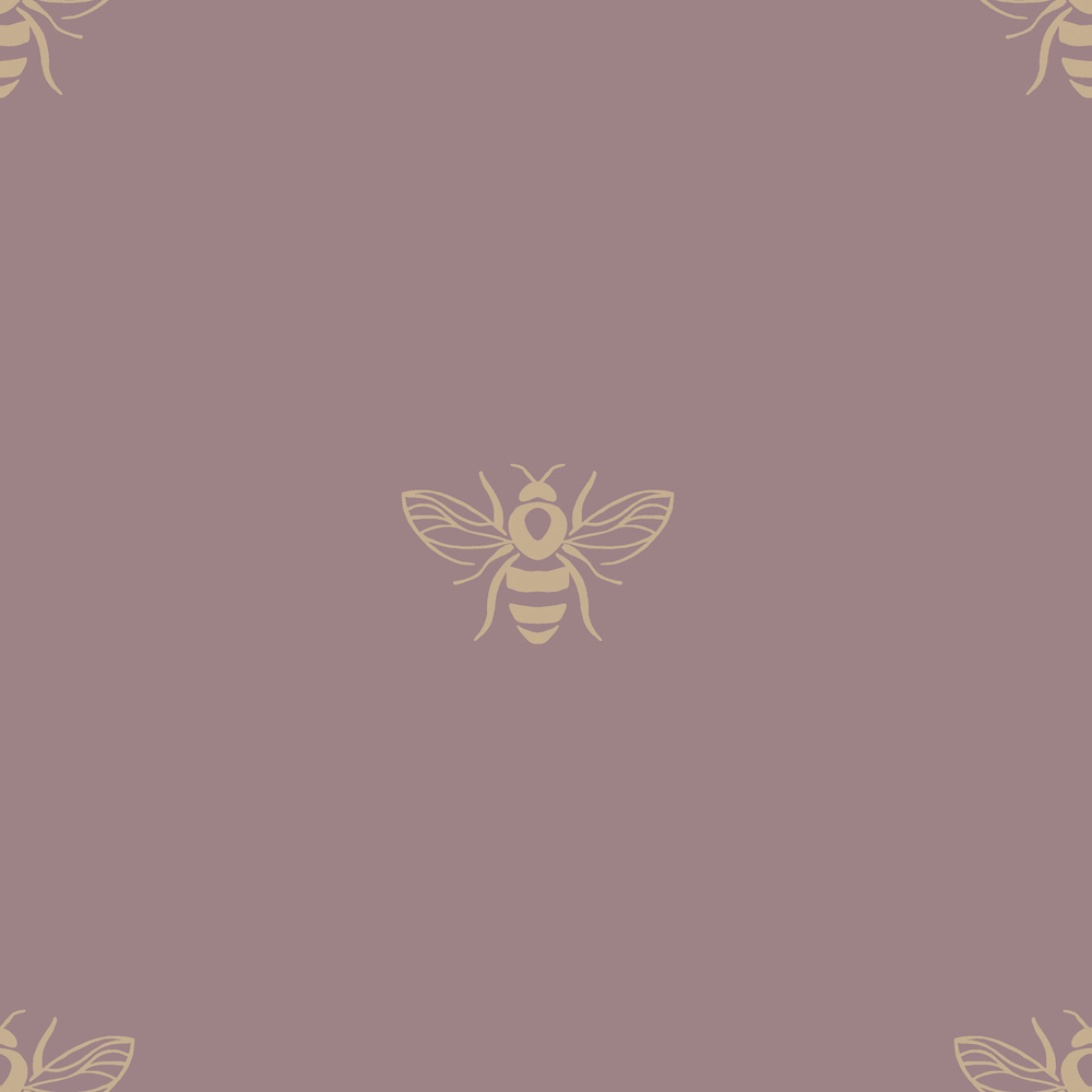 furn. Bee Deco King Size Blush Duvet Set Image 7