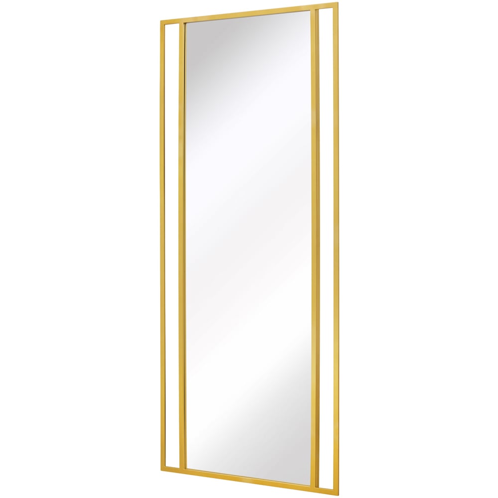 MirrorOutlet The Genestra Gold Modern Wall and Leaner Garden Mirror 180 x 80cm Image 3