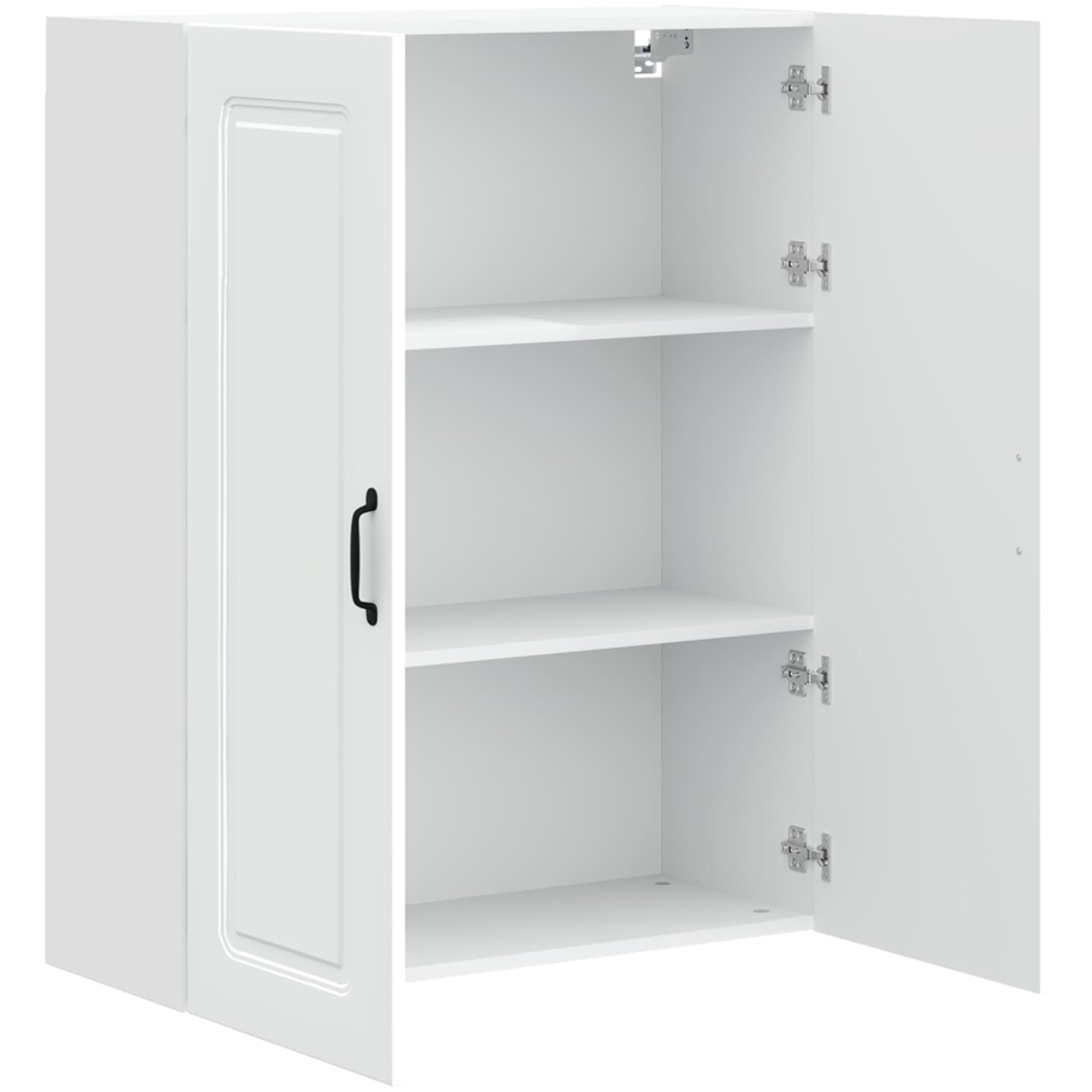 vidaXL 2 Door White Kitchen Wall Cabinet Image 5