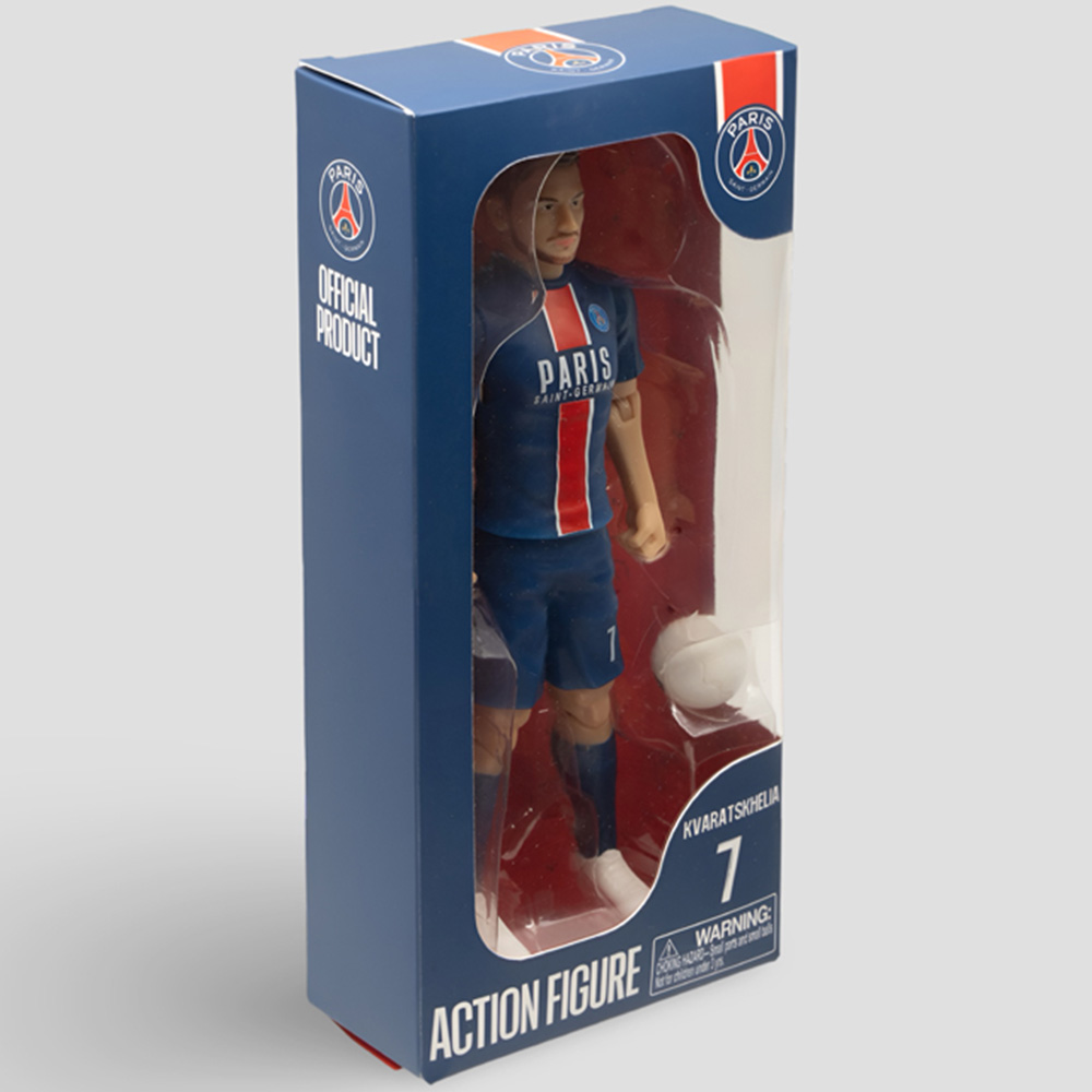 Banbo Kvaratskhelia PSG Fully Articulated Football Figurine Image 2