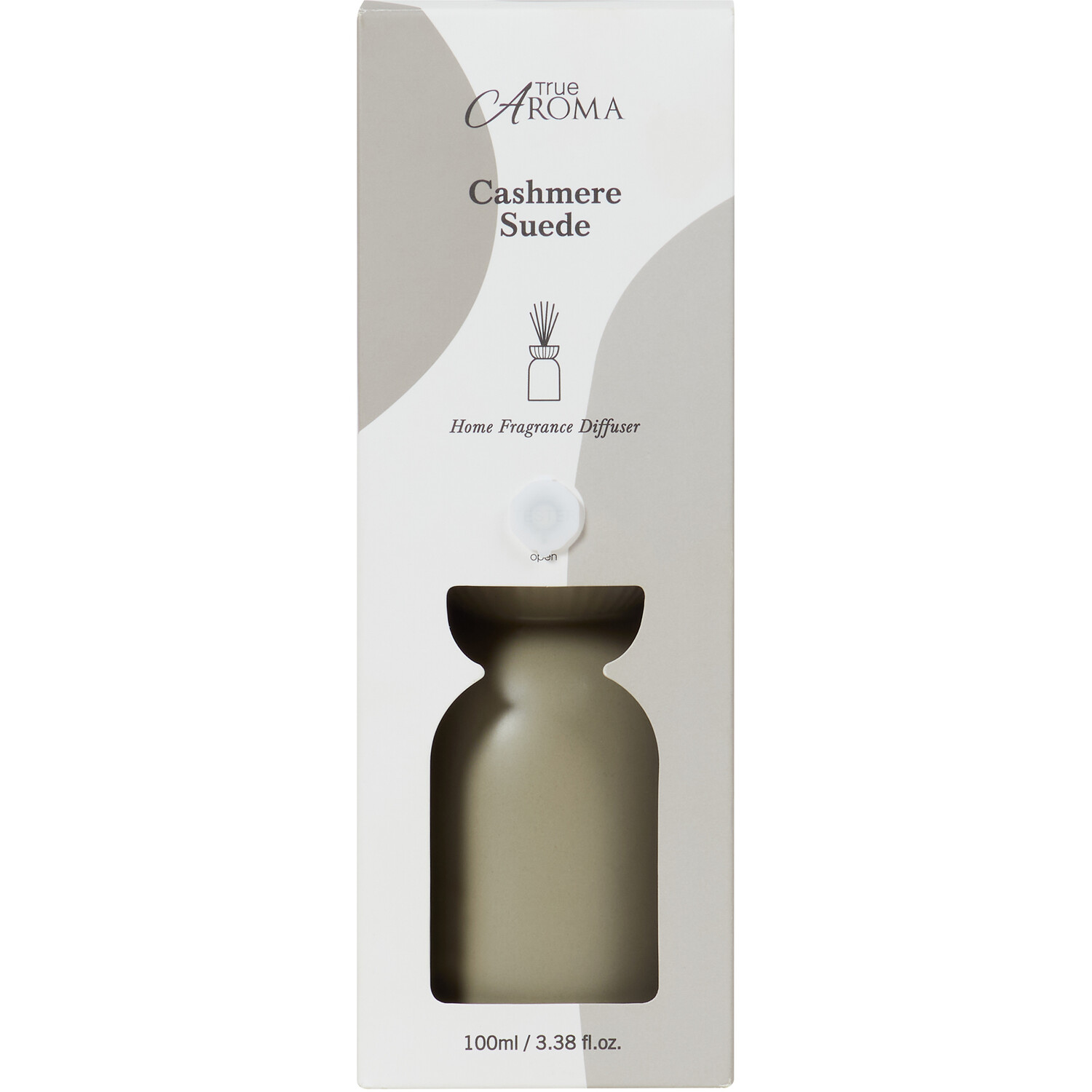 Cashmere Suede Ceramic Diffuser 100ml - Natural Image 1