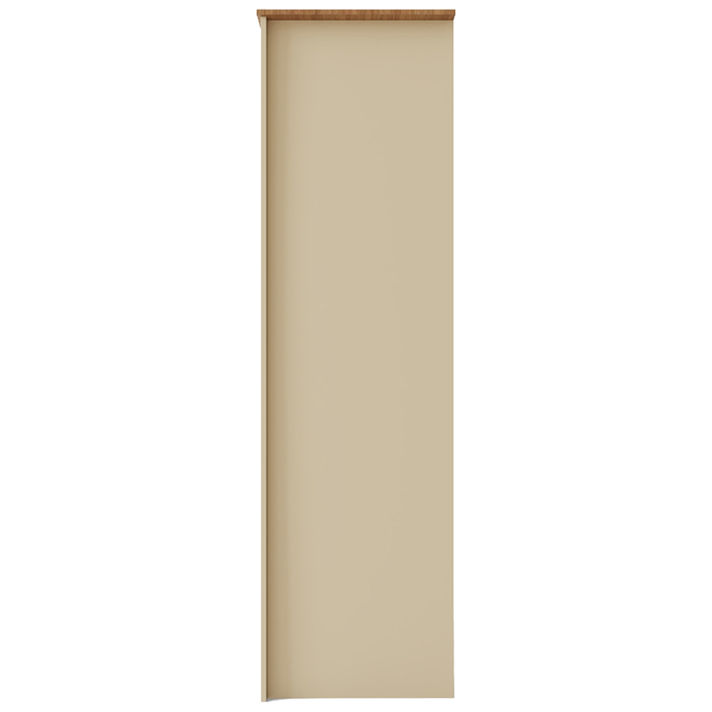 GFW Lancaster 2 Door 4 Shelf Cream Wardrobe Image 6
