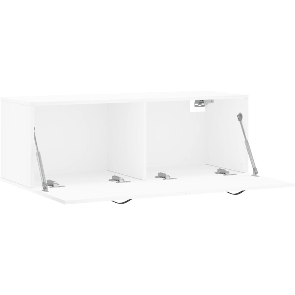 vidaXL 2 Door White Wall Cabinet Image 6