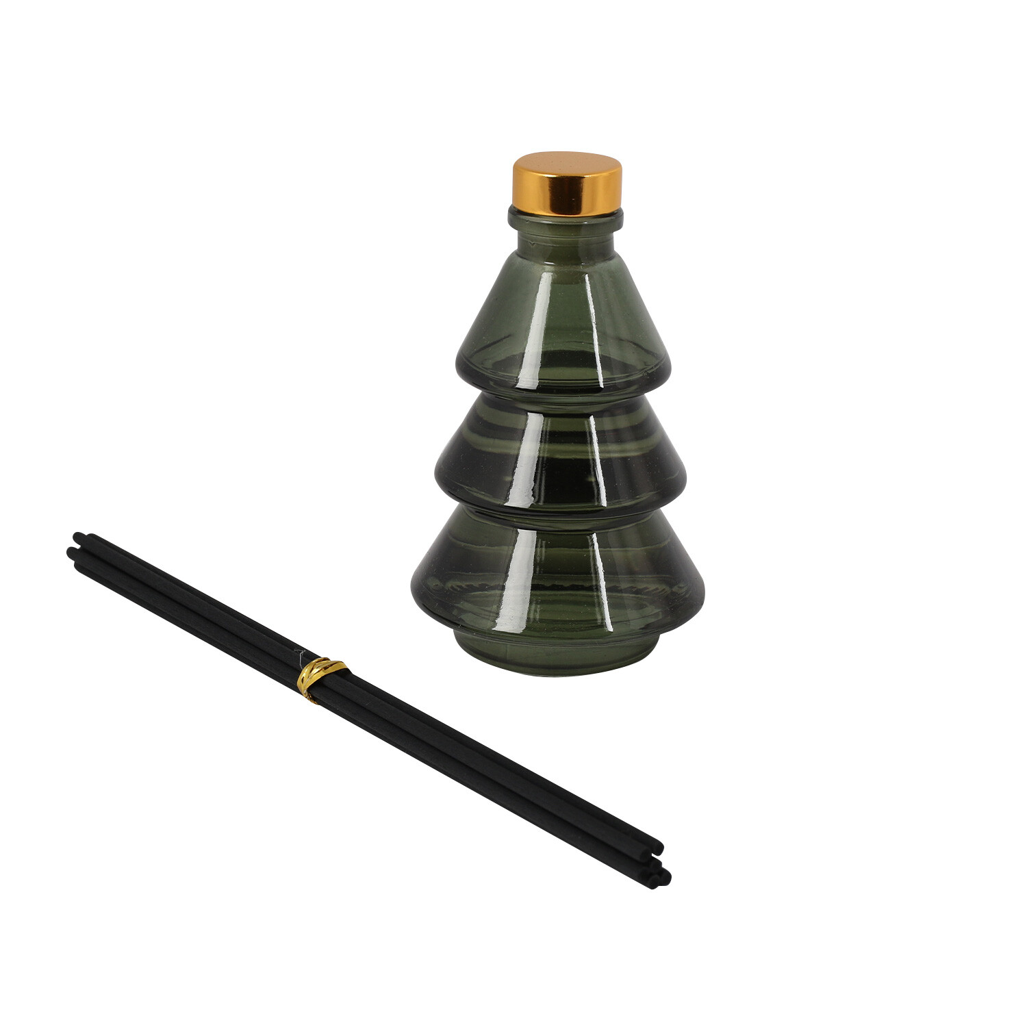 Glass Christmas Tree Diffuser - Green Image 2