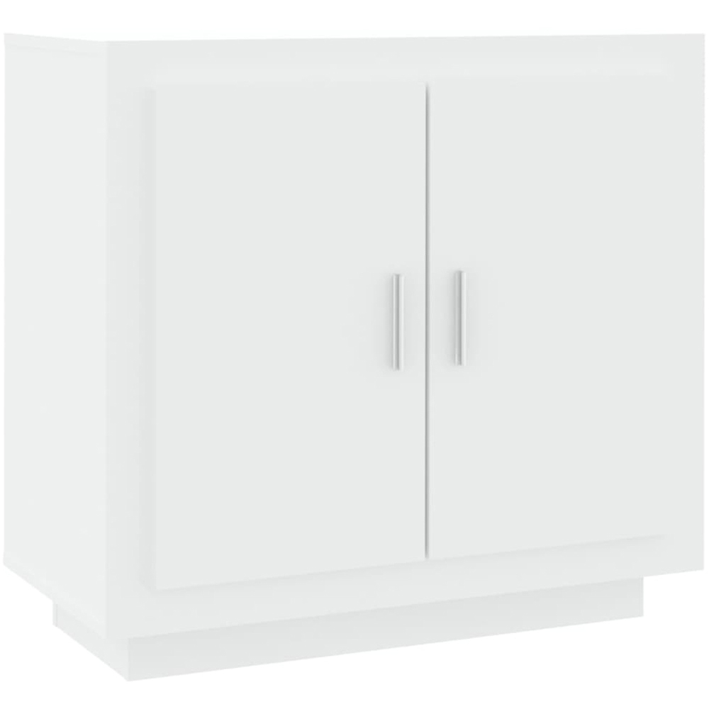 vidaXL 2 Door White Sideboard Image 2