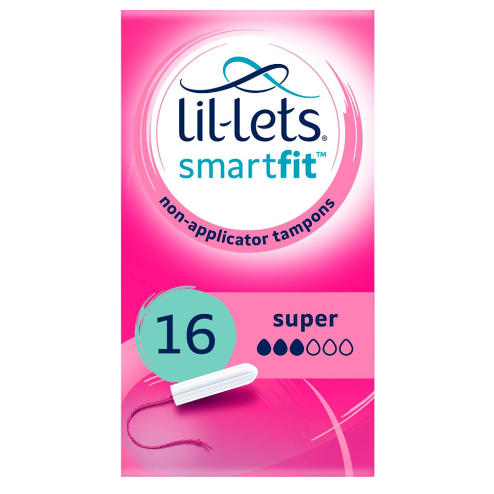 Li-Lets Super Non-Applicator Tampons 16 pack Image 6