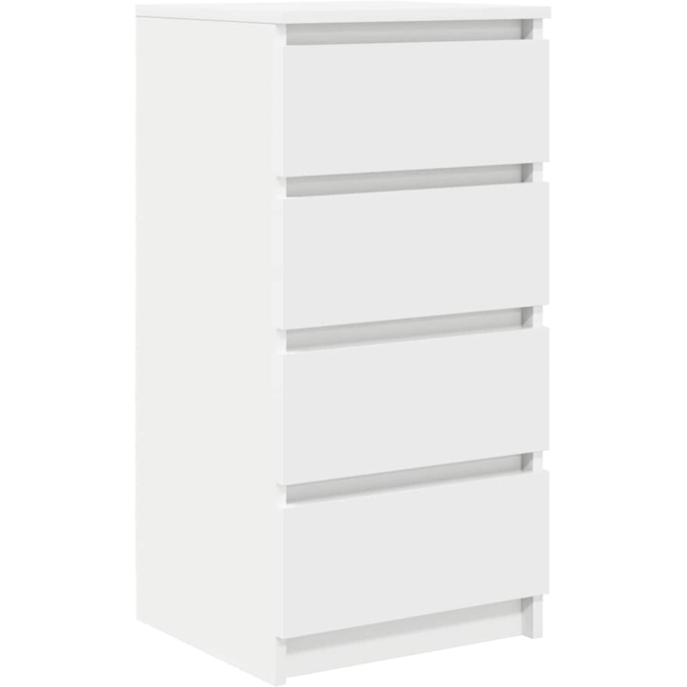 vidaXL 4 Drawer White Sideboard Image 2