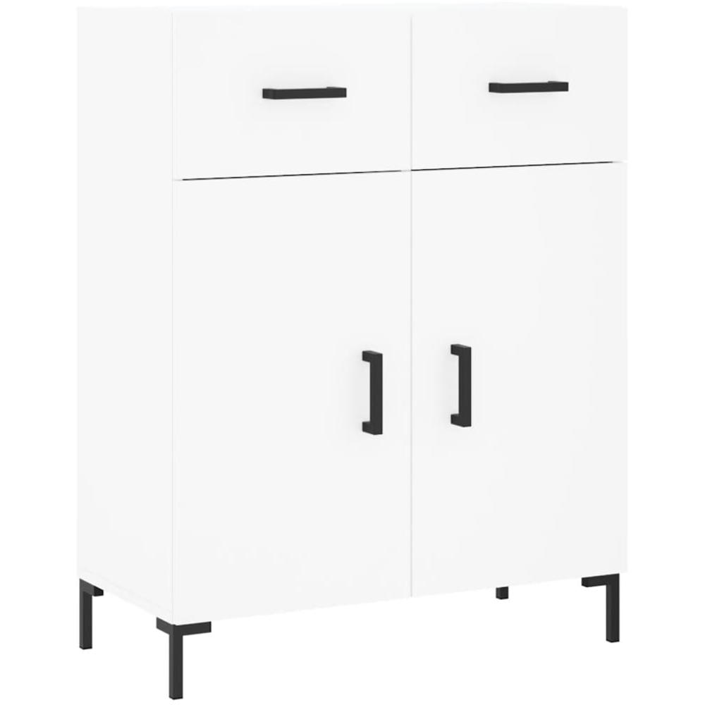 vidaXL 4 Door 2 Drawer White Highboard Image 5