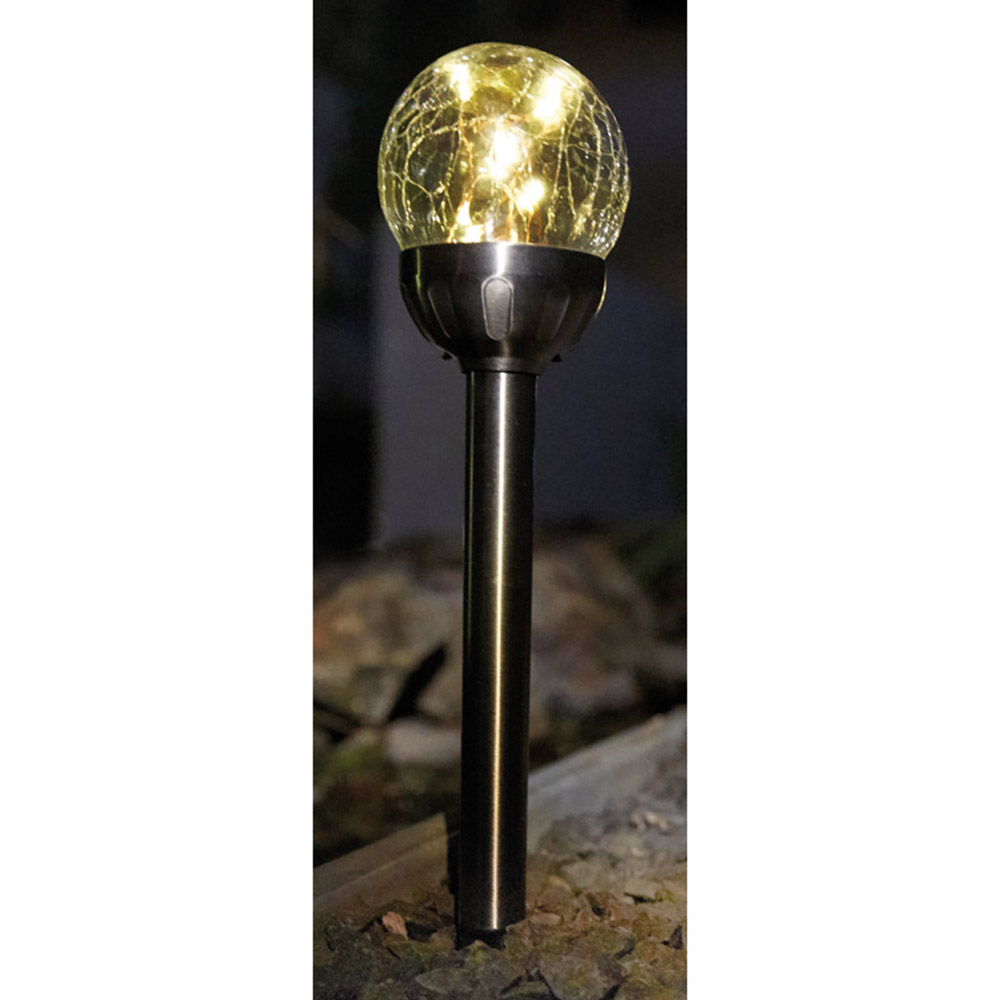 Luxform Conga Globe LED Garden Solar Spike Light Image 4