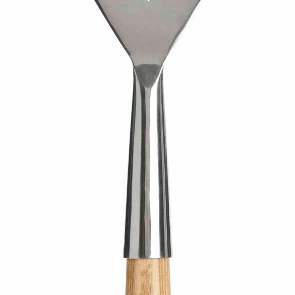 Wilko Wood Handle Stainless Steel Hoe Image 6