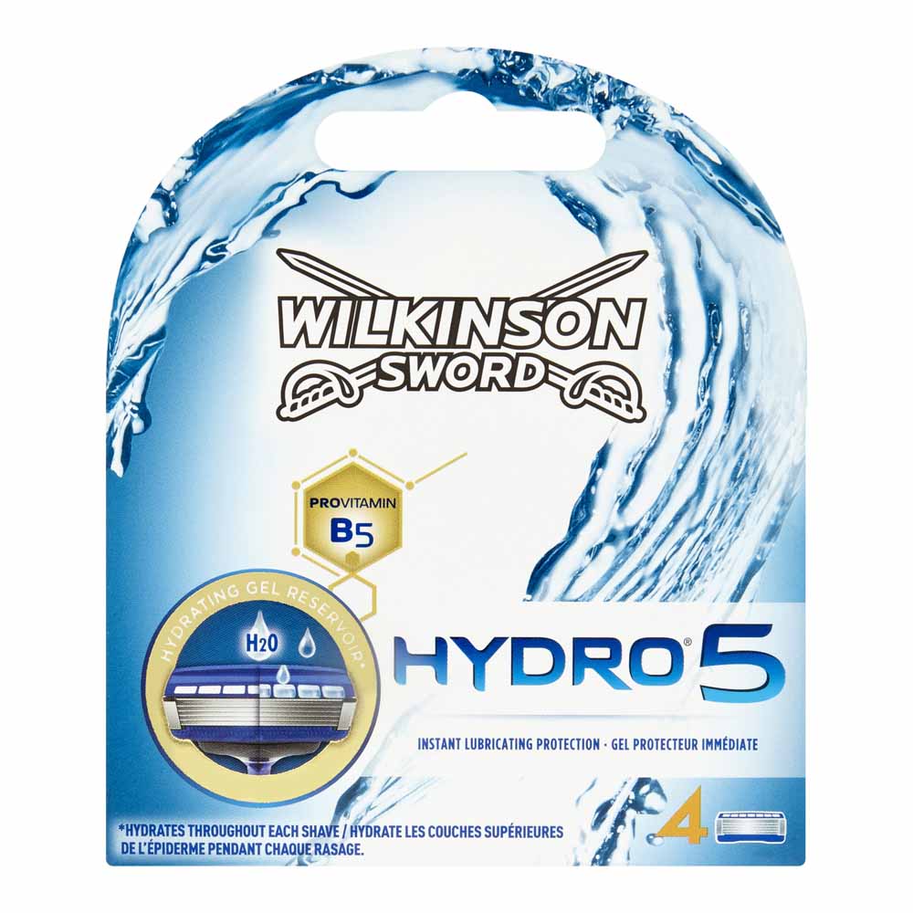 Wilkinson Sword Hydro 5 Razor Blades 4 pack Image 2