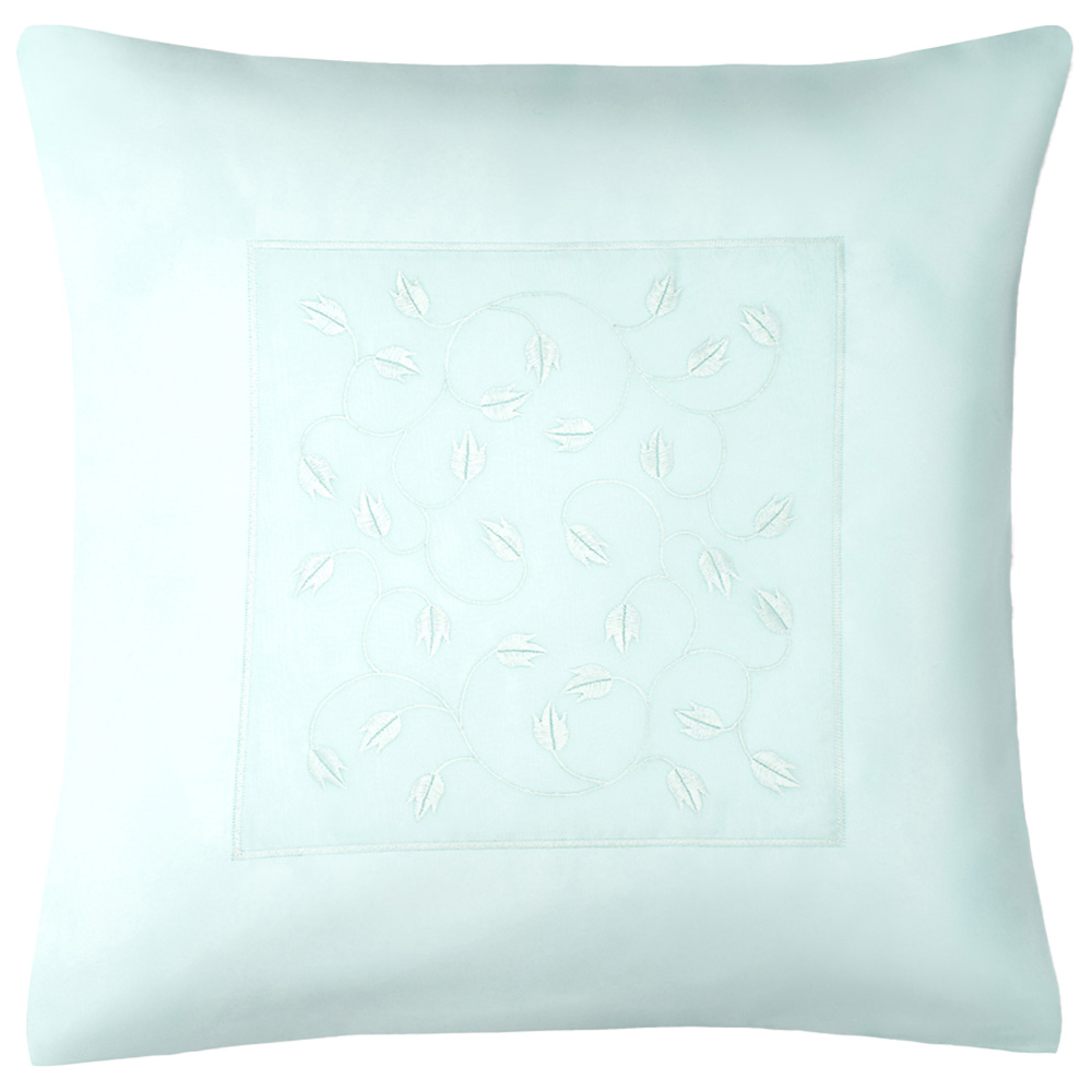 Intimates Emma Soft Green Filled Cushion 43 x 43cm 2 Pack Image 1