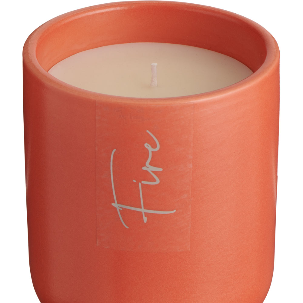 Natures Fragrance Elements Fire Candle 250g Image 4
