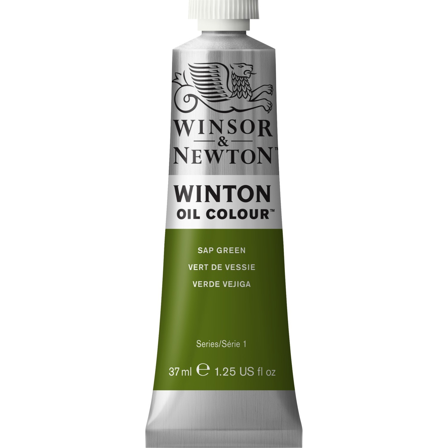 Winsor and Newton 37ml Winton Oil Colours - Sap Green Image 1