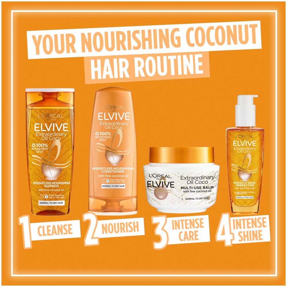 L'Oreal Paris Elvive Extraordinary Oil Coconut Conditioner 300ml Wilko