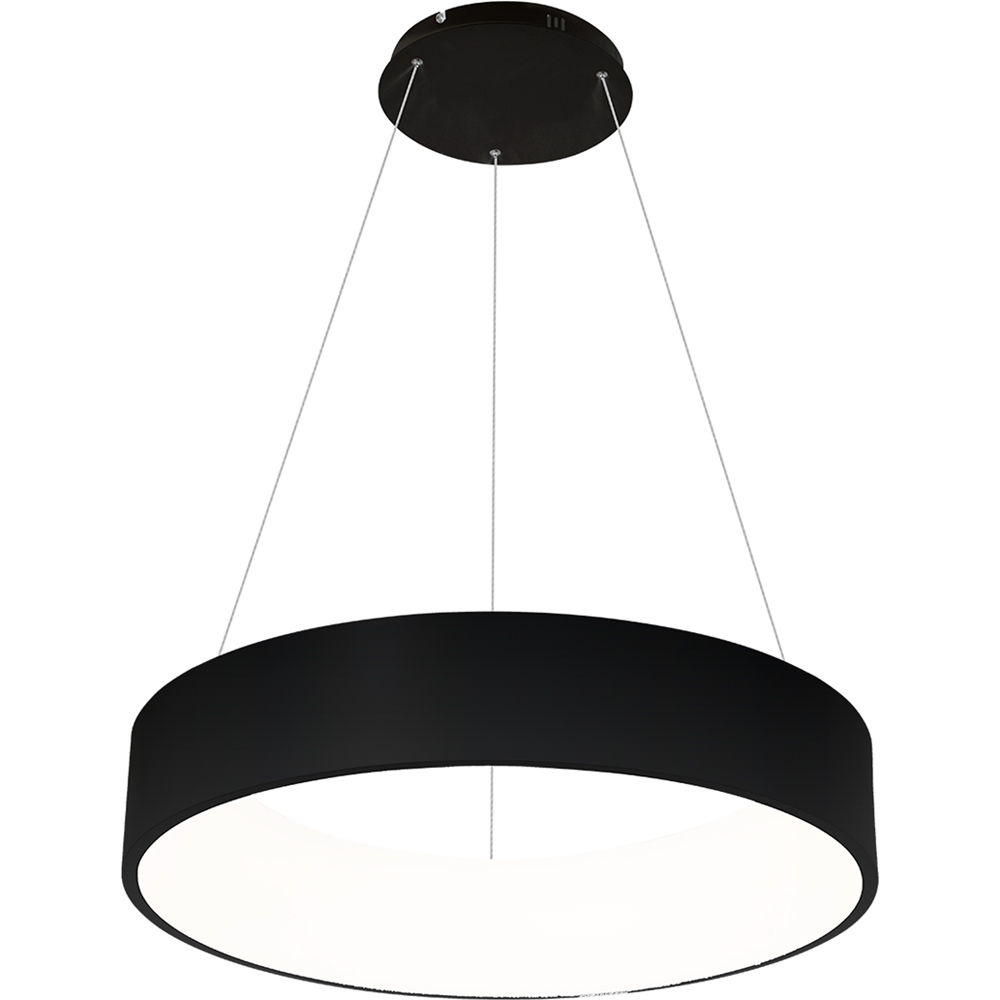 Milagro Ohio Black LED Pendant Lamp 230V Image 1