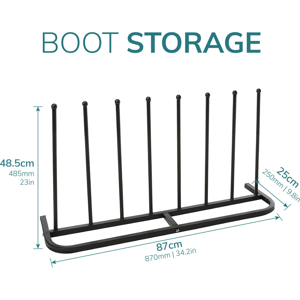 House of Home 4 Pair Welly and Boot Rack Image 3