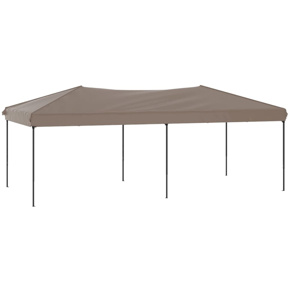 vidaXL 3 x 6m Taupe Foldable Party Tent Image 2