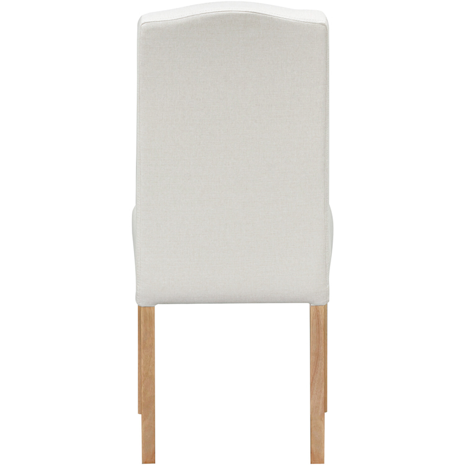 Pair of Avesbury Buttoned Dining Chairs Cream Image 5